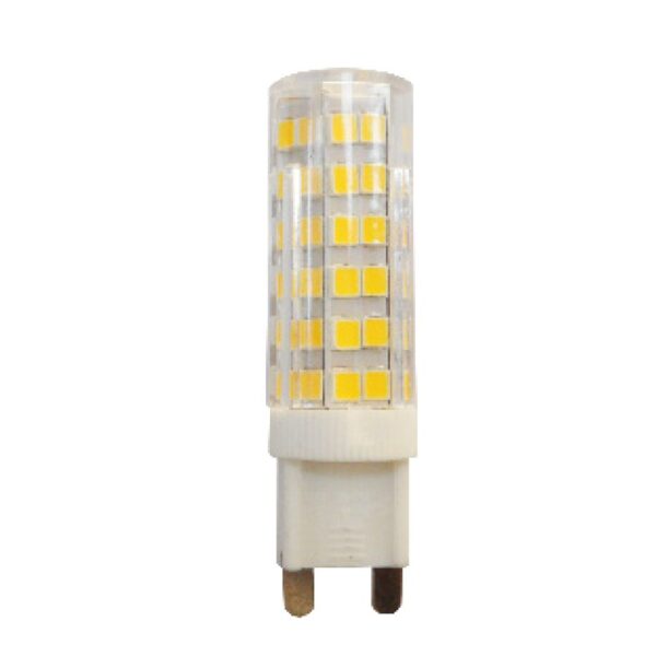LED SMD 1xG9 DIM 7W 3000K 230V AC 590LM RA80 30000HRS 360° ΚΕΡΑΜΙΚΟ