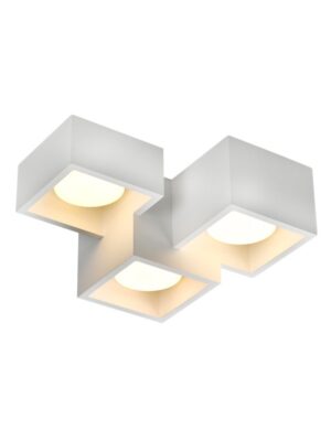 ΓΥΨΙΝΟ 3 ΤΕΤΡΑΓΩΝA Φ/Σ ΟΡΟΦΗΣ ΦΥΣΙΚΟ 215*165*110 GENI 3*GX53