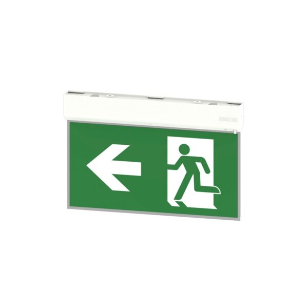 LED ΦΩΤΙΣΤΚΟ ΑΣΦΑΛΕΙΑΣ ΔΕΞΙΑ & ΑΡΙΣΤΕΡΑ ΒΕΛΟΣ ΣΥΝΕΧΟΥΣ & ΜΗ ΜΕ ΚΟΥΜΠΙ ΔΟΚΙΜΗΣ230V AC 0.4W 40LM 6000K IP20 3HRS