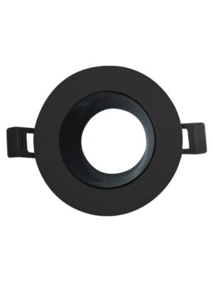 ΣΠΟΤ ΚΕΝΟ ΧΩΝΕΥΤΟ ΦΩΤΙΣΜΟΥ ΑΛΟΥΜΙΝΙΟ ΜΑΥΡΟ IP20 Φ87x87mm