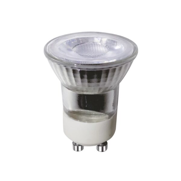 LED SMD ΓΥΑΛΙΝΟ MINI 2,5W 6000K 230V AC 280LM RA80 30000HRS 38° 1xGU10