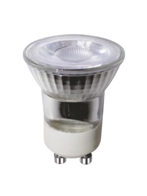LED SMD ΓΥΑΛΙΝΟ MINI 2,5W 3000K 230V AC 260LM RA80 30000HRS 38° 1xGU10