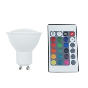 LED SMD 5W IR RGB 3000K 230V AC 400LM RA80 30000HRS 75°  1xGU10