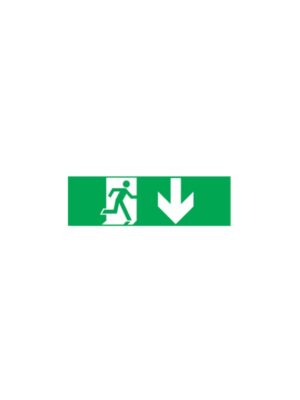 ARROW DOWN STICKER FOR EXIT/EMERGENCY LIGHTING