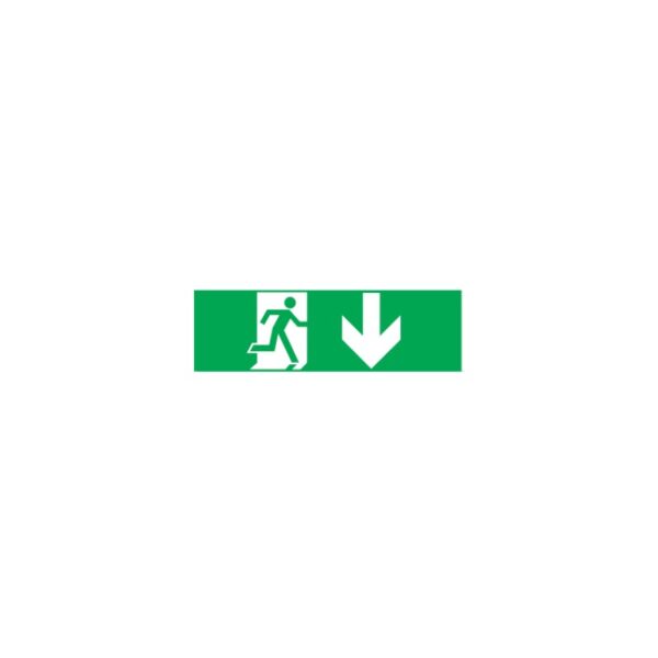 ARROW DOWN STICKER FOR EXIT/EMERGENCY LIGHTING