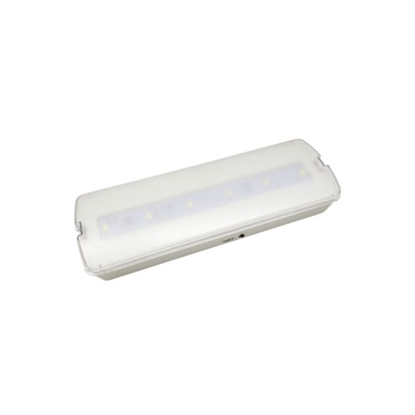 MAINTAINED/NON MAINTAINED EMERGENCY LED 4W 3HRS 200LM 6000K230V AC&TESTBUTTON