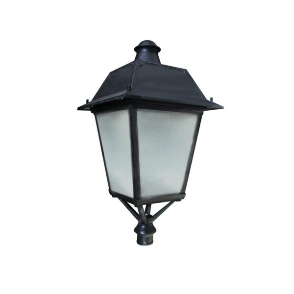 COMO VI - ΠΑΡΑΔΟΣΙΑΚΟ ΦΑΝΑΡΙ ΠΛΑΤΕΙΩΝ ΑΛΟΥΜΙΝΙΟ ΜΑΥΡΟ ΣΥΜΒΑΤΙΚΟ 1xE27 IP54 440x60x850mm