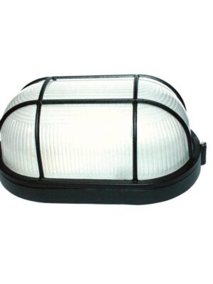 ΑΠΛΙΚΑ ΤΥΠΟΥ ΧΕΛΩΝΑ ΑΛΟΥΜΙΝΙΟ ΜΑΥΡΟ ΣΥΜΒΑΤΙΚΟ 1xE27 IP45 272x125x162mm