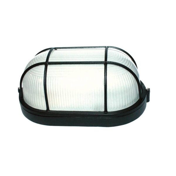 ΑΠΛΙΚΑ ΤΥΠΟΥ ΧΕΛΩΝΑ ΑΛΟΥΜΙΝΙΟ ΜΑΥΡΟ ΣΥΜΒΑΤΙΚΟ 1xE27 IP45 272x125x162mm