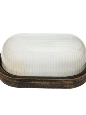 ΑΠΛΙΚΑ ΤΥΠΟΥ ΧΕΛΩΝΑ ΑΛΟΥΜΙΝΙΟ ΣΚΟΥΡΙΑ ΣΥΜΒΑΤΙΚΟ 1xE27 IP45 208x98x118mm