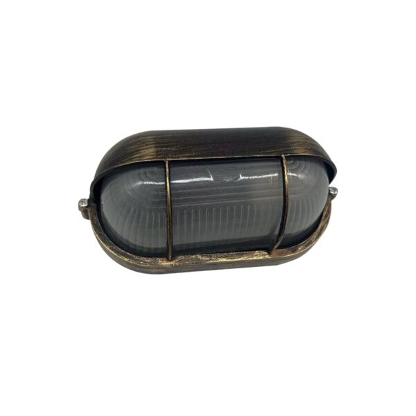 ΑΠΛΙΚΑ ΤΥΠΟΥ ΧΕΛΩΝΑ ΑΛΟΥΜΙΝΙΟ ΧΡΥΣΟ ΜΕ ΜΑΥΡΟ ΣΥΜΒΑΤΙΚΟ 1xE27 IP45 208x98x118mm