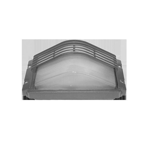 ΑΠΛΙΚΑ ΤΥΠΟΥ ΧΕΛΩΝΑ ΑΛΟΥΜΙΝΙΟ ΓΚΡΙ ΣΥΜΒΑΤΙΚΟ 1xE27 IP45 270x113x130mm