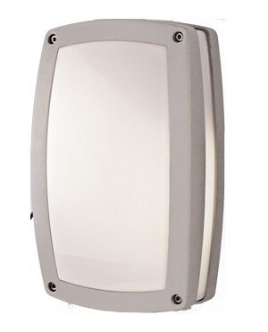 CUBE II - ΑΠΛΙΚΑ ΕΞΩΤΕΡΙΚΟΥ ΧΩΡΟΥ ΑΛΟΥΜΙΝΙΟ ΓΚΡΙ ΣΥΜΒΑΤΙΚΟ 2xE27 IP54 290x87x180mm