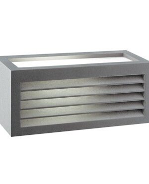 CUBE III - ΑΠΛΙΚΑ ΕΞΩΤΕΡΙΚΟΥ ΧΩΡΟΥ ΑΛΟΥΜΙΝΙΟ ΓΚΡΙ ΣΥΜΒΑΤΙΚΟ 1xE27 IP54 250x108x110mm