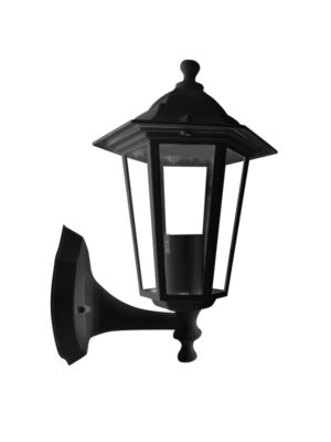 ΦΑΝΑΡΙ ΕΞΑΦΩΝΟ ΑΛΟΥΜΙΝΙΟ ΑΜΜΩΔΕΣ ΜΑΥΡΟ ΣΥΜΒΑΤΙΚΟ 1xE27 IP45 Φ202x330mm