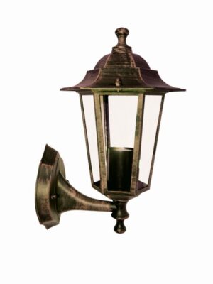 ΦΑΝΑΡΙ ΕΞΑΦΩΝΟ ΑΛΟΥΜΙΝΙΟ ΣΚΟΥΡΙΑ ΣΥΜΒΑΤΙΚΟ 1xE27 IP45 Φ202x330mm