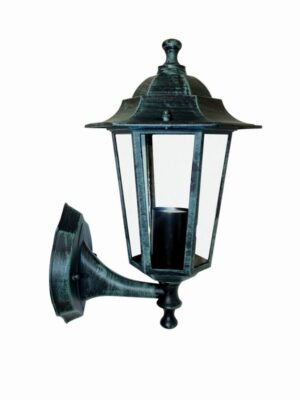 ΦΑΝΑΡΙ ΕΞΑΦΩΝΟ ΑΛΟΥΜΙΝΙΟ ΠΡΑΣΙΝΟ ΜΕ ΜΑΥΡΟ ΣΥΜΒΑΤΙΚΟ 1xE27 IP45 Φ202x330mm