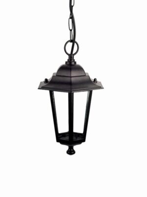 ΦΑΝΑΡΙ ΕΞΑΦΩΝΟ ΑΛΟΥΜΙΝΙΟ ΑΜΜΩΔΕΣ ΜΑΥΡΟ ΣΥΜΒΑΤΙΚΟ 1xE27 IP45 Φ202x930mm