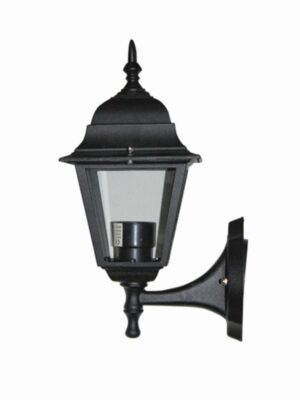 ΦΑΝΑΡΙ ΤΕΤΡΑΓΩΝΟ ΑΛΟΥΜΙΝΙΟ ΑΜΜΩΔΕΣ ΜΑΥΡΟ ΣΥΜΒΑΤΙΚΟ 1xE27 IP45 201x150x344mm