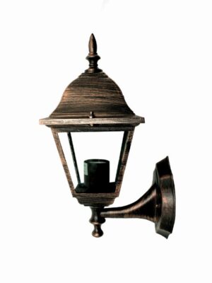 ΦΑΝΑΡΙ ΤΕΤΡΑΓΩΝΟ ΑΛΟΥΜΙΝΙΟ ΣΚΟΥΡΙΑ ΣΥΜΒΑΤΙΚΟ 1xE27 IP45 201x150x344mm