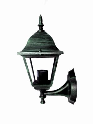 ΦΑΝΑΡΙ ΤΕΤΡΑΓΩΝΟ ΑΛΟΥΜΙΝΙΟ ΠΡΑΣΙΝΟ ΜΕ ΜΑΥΡΟ ΣΥΜΒΑΤΙΚΟ 1xE27 IP45 201x150x344mm