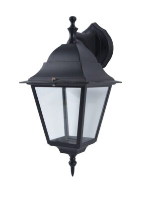 ΦΑΝΑΡΙ ΤΕΤΡΑΓΩΝΟ ΑΛΟΥΜΙΝΙΟ ΑΜΜΩΔΕΣ ΜΑΥΡΟ ΣΥΜΒΑΤΙΚΟ 1xE27 IP45 201x150x344mm