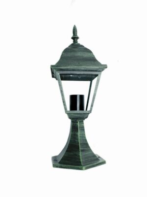 ΦΑΝΑΡΙ ΤΕΤΡΑΓΩΝΟ ΑΛΟΥΜΙΝΙΟ ΠΡΑΣΙΝΟ ΜΕ ΜΑΥΡΟ ΣΥΜΒΑΤΙΚΟ 1xE27 IP45 Φ150x400mm