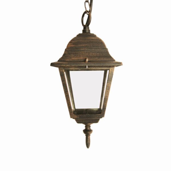 ΦΑΝΑΡΙ ΤΕΤΡΑΓΩΝΟ ΑΛΟΥΜΙΝΙΟ ΣΚΟΥΡΙΑ ΣΥΜΒΑΤΙΚΟ 1xE27 IP45 Φ150x945mm