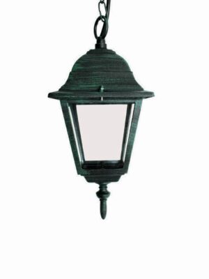 ΦΑΝΑΡΙ ΤΕΤΡΑΓΩΝΟ ΑΛΟΥΜΙΝΙΟ ΠΡΑΣΙΝΟ ΜΕ ΜΑΥΡΟ ΣΥΜΒΑΤΙΚΟ 1xE27 IP45 Φ150x945mm