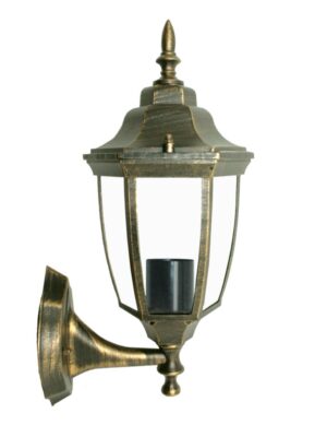 ΦΑΝΑΡΙ ΕΞΑΦΩΝΟ ΑΛΟΥΜΙΝΙΟ ΧΡΥΣΟ ΜΕ ΜΑΥΡΟ ΣΥΜΒΑΤΙΚΟ 1xE27 IP45 Φ203x375mm