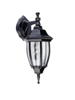 ΦΑΝΑΡΙ ΕΞΑΦΩΝΟ ΑΛΟΥΜΙΝΙΟ ΑΜΜΩΔΕΣ ΜΑΥΡΟ ΣΥΜΒΑΤΙΚΟ 1xE27 IP45 Φ203x375mm