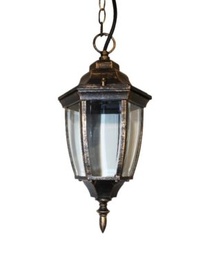 ΦΑΝΑΡΙ ΕΞΑΦΩΝΟ ΑΛΟΥΜΙΝΙΟ ΧΡΥΣΟ ΜΕ ΜΑΥΡΟ ΣΥΜΒΑΤΙΚΟ 1xE27 IP45 Φ140x953mm