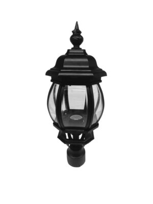 ΦΑΝΑΡΙ ΠΑΡΑΔΟΣΙΑΚΟ ΝΕΟΥ ΤΥΠΟΥ ΑΛΟΥΜΙΝΙΟ ΑΜΜΩΔΕΣ ΜΑΥΡΟ ΣΥΜΒΑΤΙΚΟ 1xE27 IP45 Φ160x420mm