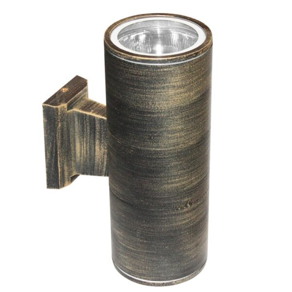 ΣΠΟΤ ΤΟΙΧΟΥ 2 ΔΕΣΜΕΩΝ ΑΛΟΥΜΙΝΙΟ ΣΚΟΥΡΙΑ ΣΥΜΒΑΤΙΚΟ 1xE27 IP54 173x108x276mm