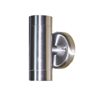 ΣΠΟΤ ΤΟΙΧΟΥ ΑΝΟΞΕΙΔΩΤΟ ΑΤΣΑΛΙ ΓΚΡΙ ΣΥΜΒΑΤΙΚΟ 2xGU10 IP54 108x60x160mm