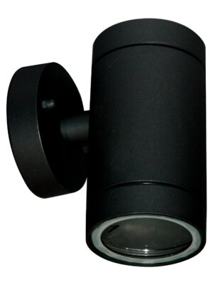 ΣΠΟΤ ΣΤΡΟΓΓΥΛΟ GU10 IP65 ΜΑΥΡΟ