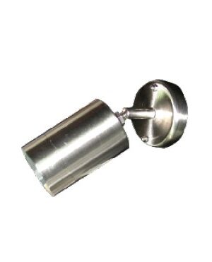 ΣΠΟΤ ΤΟΙΧΟΥ ΑΝΟΞΕΙΔΩΤΟ ΑΤΣΑΛΙ INOX ΣΥΜΒΑΤΙΚΟ 1xGU10 IP54 100x60x155mm