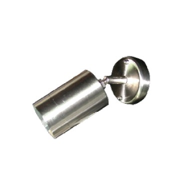 ΣΠΟΤ ΤΟΙΧΟΥ ΑΝΟΞΕΙΔΩΤΟ ΑΤΣΑΛΙ INOX ΣΥΜΒΑΤΙΚΟ 1xGU10 IP54 100x60x155mm