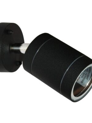 ΣΠΟΤ ΤΟΙΧΟΥ ΑΛΟΥΜΙΝΙΟ ΑΜΜΩΔΕΣ ΜΑΥΡΟ ΣΥΜΒΑΤΙΚΟ 1xGU10 IP54 75x64x155mm