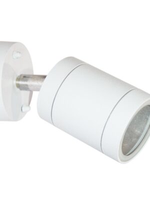 ΣΠΟΤ ΤΟΙΧΟΥ ΑΛΟΥΜΙΝΙΟ ΛΕΥΚΟ ΣΥΜΒΑΤΙΚΟ 1xGU10 IP54 75x64x155mm