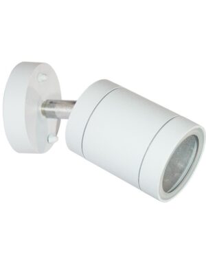 ΣΠΟΤ ΤΟΙΧΟΥ ΑΛΟΥΜΙΝΙΟ ΑΜΜΩΔΕΣ ΛΕΥΚΟ ΣΥΜΒΑΤΙΚΟ 1xGU10 IP54 75x64x155mm