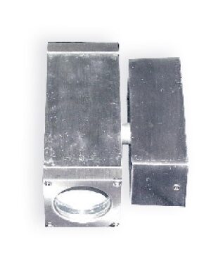 ΣΠΟΤ ΤΟΙΧΟΥ ΑΛΟΥΜΙΝΙΟ ΝΙΚΕΛ ΜΑΤ ΣΥΜΒΑΤΙΚΟ 1xMR16 IP64 Φ65x200mm