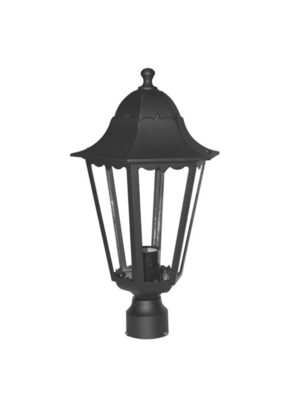 COMO II - ΠΑΡΑΔΟΣΙΑΚΟ ΦΑΝΑΡΙ ΠΛΑΤΕΙΩΝ ΑΛΟΥΜΙΝΙΟ ΜΑΥΡΟ ΜΑΤ ΣΥΜΒΑΤΙΚΟ 1xE27 IP54 235x60x445mm