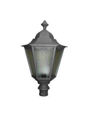 COMO - ΠΑΡΑΔΟΣΙΑΚΟ ΦΑΝΑΡΙ ΠΛΑΤΕΙΩΝ ΑΛΟΥΜΙΝΙΟ ΓΚΡΙ ΣΥΜΒΑΤΙΚΟ 1xE27 IP54 380x60x650mm