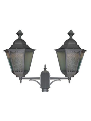 COMO - ΠΑΡΑΔΟΣΙΑΚΟ ΦΑΝΑΡΙ ΠΛΑΤΕΙΩΝ ΑΛΟΥΜΙΝΙΟ ΓΚΡΙ ΣΥΜΒΑΤΙΚΟ 2xE27 IP54 1000x380x700mm