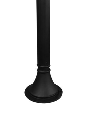 ΚΟΛΩΝΑΚΙ ΓΙΑ ΜΠΑΛΑ ΦΩΤΙΣΤΙΚΟ & ΦΑΝΑΡΙ Φ60 ΑΜΜΩΔΕΣ ΜΑΥΡΟ 1000mm