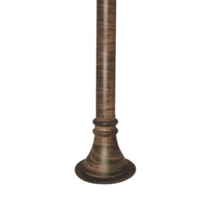 ΚΟΛΩΝΑΚΙ ΓΙΑ ΜΠΑΛΑ ΦΩΤΙΣΤΙΚΟ & ΦΑΝΑΡΙ Φ60 ΣΚΟΥΡΙΑ 1000mm