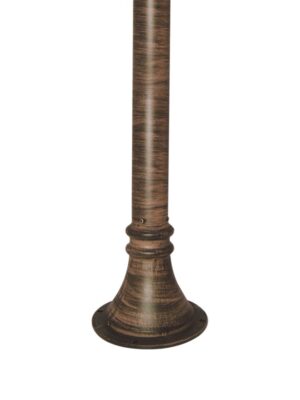 ΚΟΛΩΝΑΚΙ ΓΙΑ ΜΠΑΛΑ ΦΩΤΙΣΤΙΚΟ & ΦΑΝΑΡΙ Φ60 ΣΚΟΥΡΙΑ 1000mm