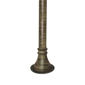 ΚΟΛΩΝΑΚΙ ΓΙΑ ΜΠΑΛΑ ΦΩΤΙΣΤΙΚΟ & ΦΑΝΑΡΙ Φ60 ΧΡΥΣΟ ΜΕ ΜΑΥΡΟ 500mm