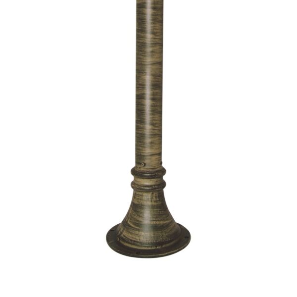 ΚΟΛΩΝΑΚΙ ΓΙΑ ΜΠΑΛΑ ΦΩΤΙΣΤΙΚΟ & ΦΑΝΑΡΙ Φ60 ΧΡΥΣΟ ΜΕ ΜΑΥΡΟ 500mm